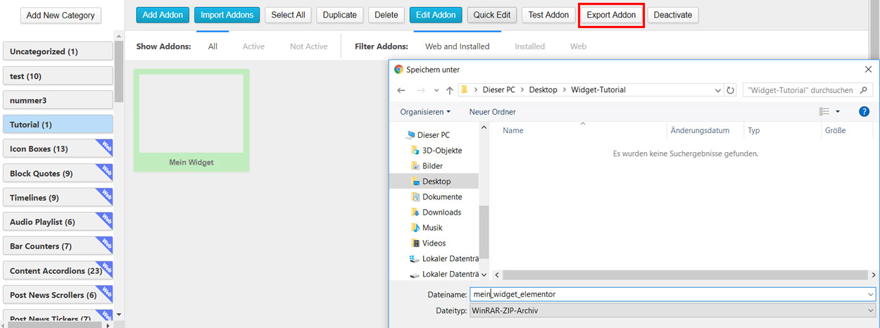 export-elementor-widget